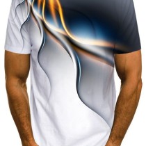 Print Men Short Sleeve T-shirt FLZH-ZT132