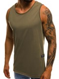 Men's Summer Sports Casual Solid Color Tank Top FLZH-ZT81