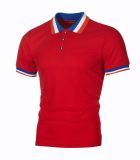 Men's Patchwork Lapel Short Sleeve POLO FLZH-ZT55