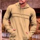 Men's Fashion Casual Solid Color Long Sleeve Hoodie Sweatshirt FLZH-ZW72