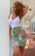 Sexy Sleeveless Bodysuit+Mini Skirt 2 Piece Sets CHY-1362