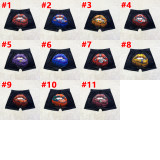 Lip Print Yoga Fitness Bodycon Shorts SHD-9818