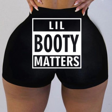 Sexy Printed Bodycon Yoga Shorts SHD-9817
