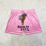 Sexy Printed Bodycon Yoga Shorts SHD-9817
