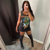 Sexy Sleeveless Slim Mini Dress GLF-07029