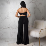 Solid High Waist Wide Leg Pants ASL-6575
