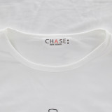 Plus Size Letter Print O Neck T Shirt BMF-MM059