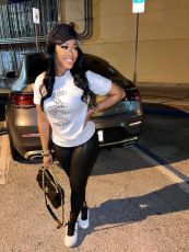 Plus Size Letter Print O Neck T Shirt BMF-MM059