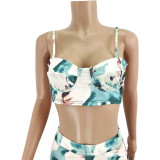 Tie Dye Cami Top Wide Leg Pants 2 Piece Sets JZHF-8113