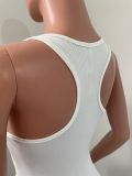 Solid Sleeveless Skinny Romper NIK-309