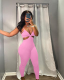 Sexy Backless Sling Tight Jumpsuit YS-S810