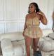 Sexy Halter Ruffled Mini Dress MK-3087