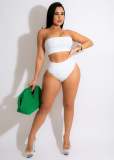 Solid Sexy Bikinis Two Piece Sets LA-3312