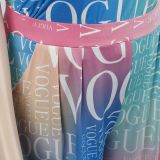 Plus Size Letter Print Gradient Two Piece Sets NY-2405