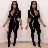 Casual Short Sleeve Jumpsuit ORY-5091-1