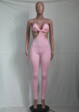 Sexy Backless Sling Tight Jumpsuit YS-S810