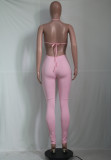 Sexy Backless Sling Tight Jumpsuit YS-S810