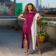 Contrast Color Patchwork Two Piece Shorts Sets SWPF-80628