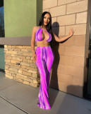 Sexy Printed Two Piece Pants Sets ZDF-31209