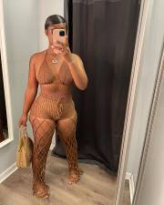 Sexy Fashion Hollow Perspective Fishing Net Hook Bra And Pants 2 Piece Set FSL-F009