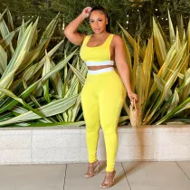 Sports Tank Top And Pants Two Piece Sets SFY-2169