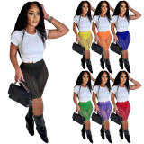 Plus Size Sexy Mesh See Through Tight Shorts CH-8221