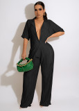 Solid Shirt And Pants Two Piece Sets MEM-88439