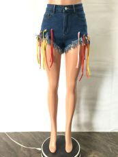 Denim Tassel Jeans Shorts LA-3310