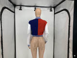 Casual Patchwork Full Sleeve Baseball Jacket GLF-10080