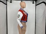 Casual Patchwork Full Sleeve Baseball Jacket GLF-10080