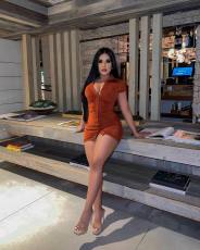 Solid Short Sleeve Buttons Slim Mini Dress MXDF-6098