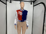 Casual Patchwork Full Sleeve Baseball Jacket GLF-10080