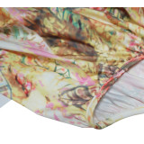 Casual Loose Summer Print Backless Dress YF-K10081