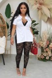 Letter Print Short Sleeve T Shirt OD-8498