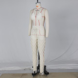 Sexy Crochet Hollow Out Two Piece Pants Sets ZSD-0228
