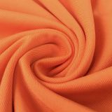 Contrast Color Off Shoulder Ruched Midi Dress BY-5770