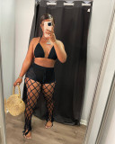 Sexy Crochet Hollow Out Two Piece Pants Sets ZSD-0228