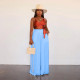 Casual Solid Wide Leg Pants OD-8497