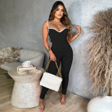 Sexy Sleeveless Sling Tight Jumpsuit MA-Y504