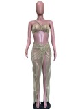Fashion Hot Stamping Sexy Swimsuit Three Piece Set ORY-5229