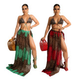 Sexy Leopard Print Lace-up Swimsuit TR-1209