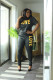 Plus Size Lettter Print Two Piece Pants Sets LSD-88055