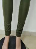 Plus Size Lettter Print Two Piece Pants Sets LSD-88055