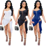 Sexy Bodysuit+Mini Skirt 2 Piece Sets ME-8101