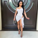 Sexy Bodysuit+Mini Skirt 2 Piece Sets ME-8101