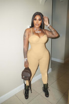 Solid Sexy Tight Sling Jumpsuit ME-8097