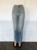 Plus Size Denim Ripped Hole Jeans Pants LX-5518