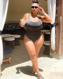 Sexy Strap One-Piece Swimsuit LSL-6447