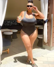 Sexy Strap One-Piece Swimsuit LSL-6447