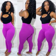 Sexy Hollow Out Top And Pants 2 Piece Sets SH-390334